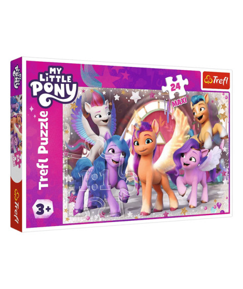 Puzzle- "24 Maxi" - A happy day of Ponies / Hasbro, My Little Pony